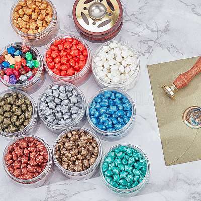 Наборы частиц сургуча для печати в стиле ретро DIY-CP0003-54G-1