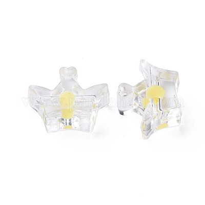 Perles en acrylique transparente&nbsp;MACR-S373-105-B05-1