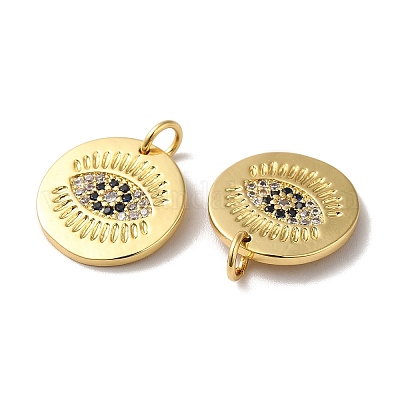 Стойки обшивки латунь микро проложить Циркон подвеску KK-F853-06G-1