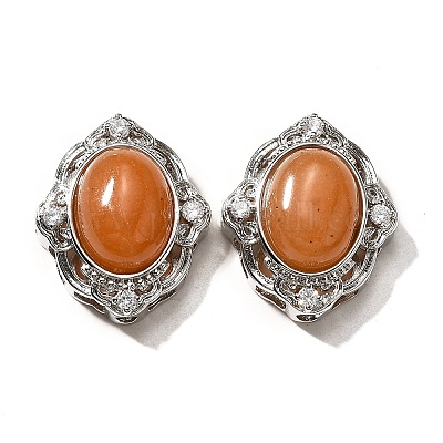 Многорядные звенья из натурального красного авантюрина KK-M304-04P-16-1