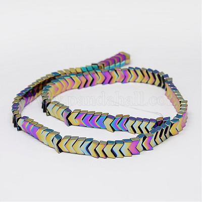 Гальванизировать немагнитных синтетический гематит бисер пряди G-K133-A-02-1