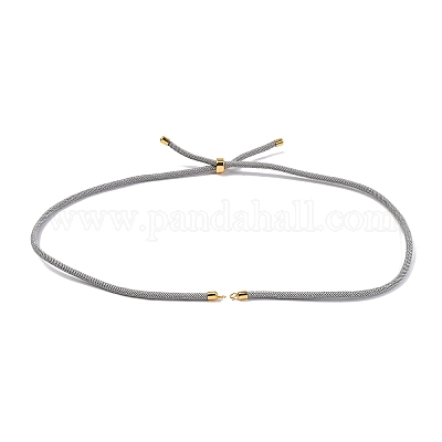 Нейлон шнуры ожерелье материалы AJEW-P116-03G-28-1