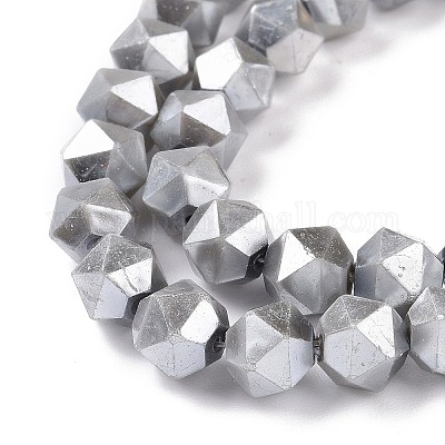 Стеклянные жемчужные бусины GLAA-F122-03D-1