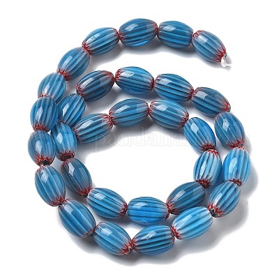 Ручной работы millefiori стеклянные бусины нитки LAMP-F035-12I-1