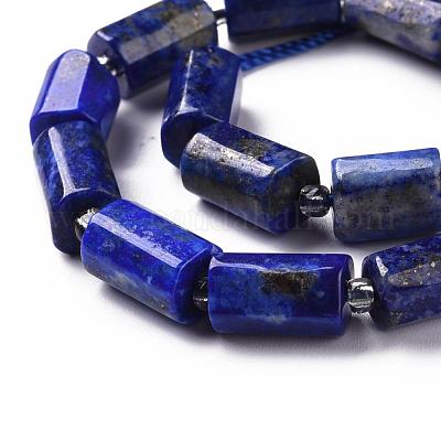 Natürlicher Lapislazuli Perlenstränge&nbsp;G-S345-8x11-002-1