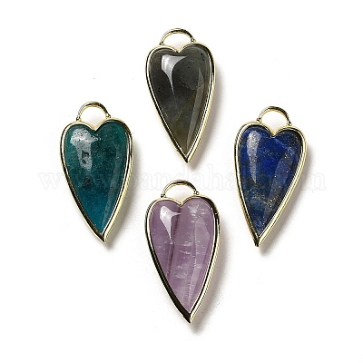 Природные каменные смешанные подвески G-K347-01G-B-1