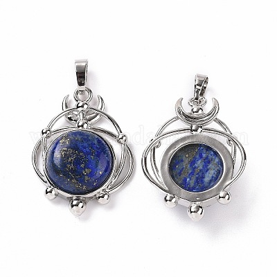 Подвески с натуральным лазуритом G-P496-05P-15-1