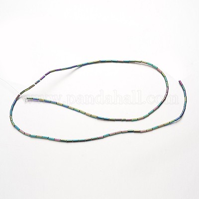 Гальванизировать немагнитных синтетический гематит нитей бисера G-F300-37A-02-1