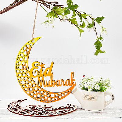 Украшения из дерева WOOD-GA0001-17-1