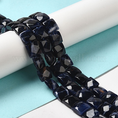 Природный содалит бисер нитей G-C109-A08-02-1