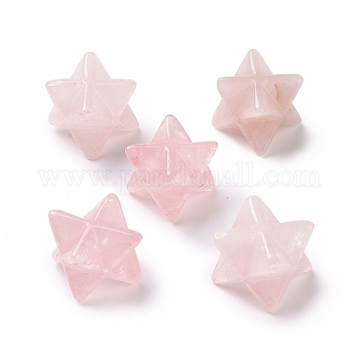 Природного розового кварца бусы G-A205-01K-1