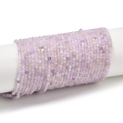Нити бусин из натурального лавандового аметиста G-I379-B01-01-1