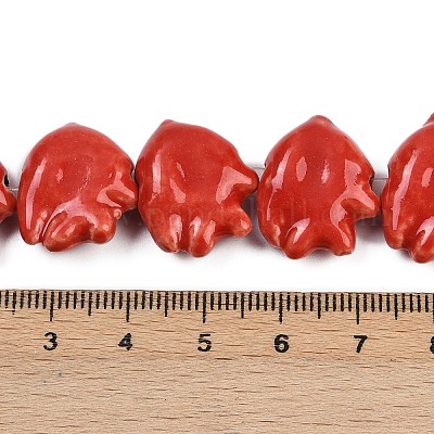 Фарфора ручной работы бисер нитей PORC-C007-01D-1