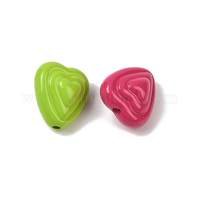 Краска для запекания непрозрачные акриловые бусины&nbsp;OACR-F014-04-1