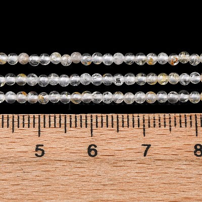 Бусины из натурального белого топаза G-RM241221-A9-1