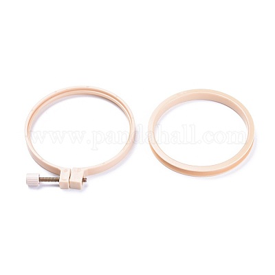 Пластиковая вышивка крестом вышитая рамка&nbsp;LS-FIND-WH0043-48-1