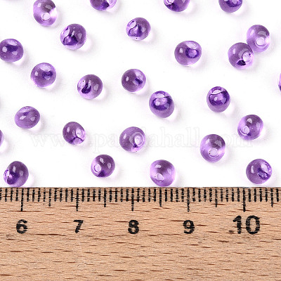 3/0 стеклянная бахрома с покрытием из запекаемой краски SEED-A034-04F-1