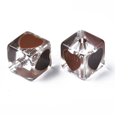 Прозрачные акриловые бусины TACR-T004-10A-1