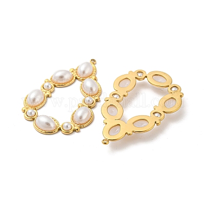 Абс пластмассовые жемчужные подвески STAS-L022-201G-1