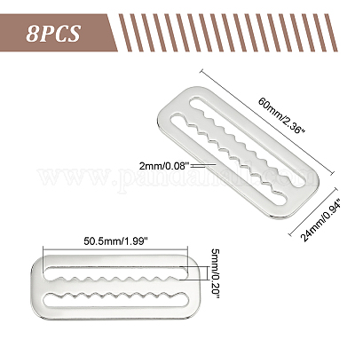 8 шт. пряжки для ремня из нержавеющей стали 316 STAS-UN0051-32-1