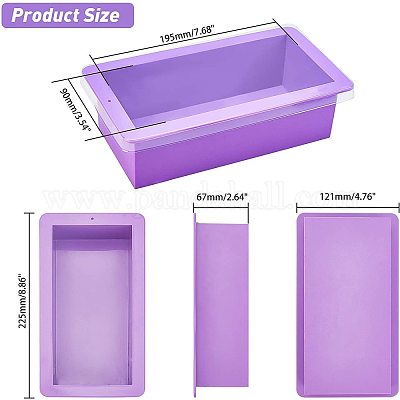 Shop AHANDMAKER Silicone Soap Molds for Jewelry Making - PandaHall Selected