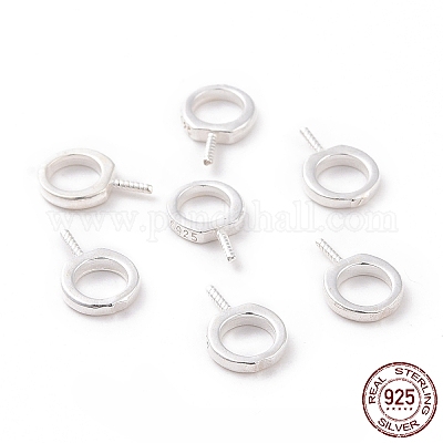 925 fermaglio a vite in argento sterling&nbsp;STER-D035-42S-1