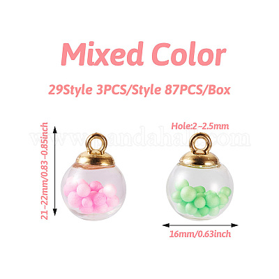 Подвески из прозрачного стекла GLAA-TA0003-07-1