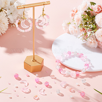 Прозрачные стеклянные бусины смешанного стиля GLAA-SC0002-17A-1