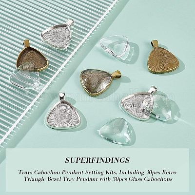 Наборы для самостоятельного изготовления треугольных подвесок DIY-FH0004-32-1