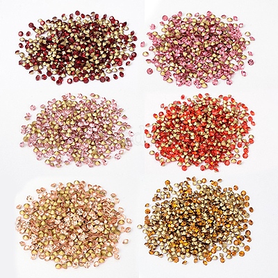 Назад никелированная класс алмаз стекла отметил горный хрусталь RGLA-SS6-M-1