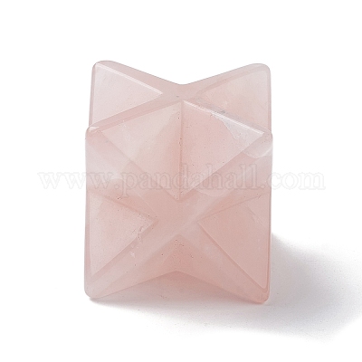 天然石ローズクォーツのアステロイド　マカバスター　置物　彫物NO.110305 天然石ローズクォーツのアステロイド マカバスター 置物 彫物NO.110305