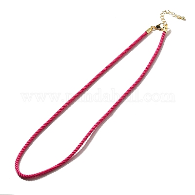 Изготовление ожерелья из нейлонового миланского шнура MAK-M028-01G-26-1