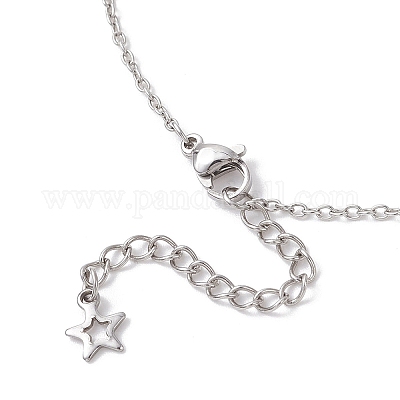 Ожерелья-лариаты из нержавеющей стали 304 NJEW-JN05512-02-1