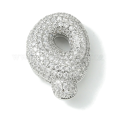 Стойки обшивки латунь кубического циркония подвески KK-S378-02P-Q-1