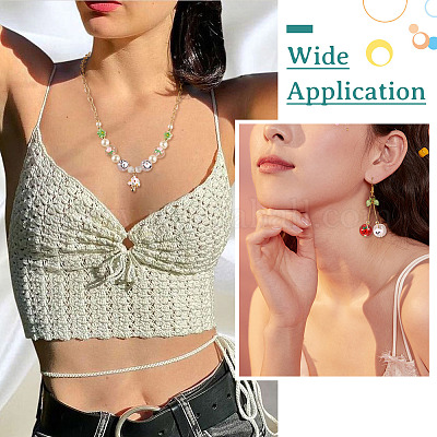 20шт 10 цвета прозрачные стеклянные бусины LAMP-TA0001-08-1