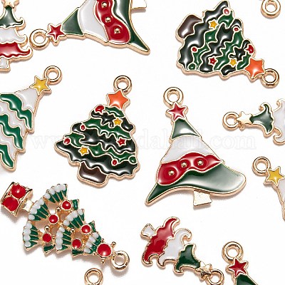 Подвески из сплава эмали 50шт 5 стиля ENAM-LS0001-46-RS-1