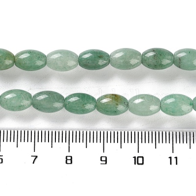 Естественный зеленый авантюрин бисер нитей G-I369-B08-01-1