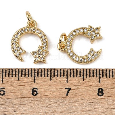 Латунные микро проложить кубического циркония подвески KK-I358-058A-G-1