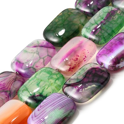 Натуральные полосатые агатовые / полосатые агатовые бусинки G-B137-B01-01J-1