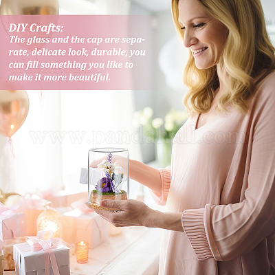 Пустая стеклянная банка AJEW-WH0083-46B-1