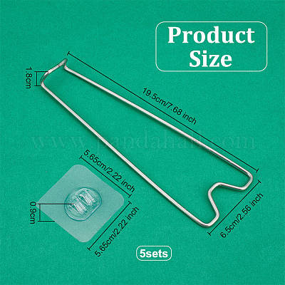 Настольные подставки для фоторамок из нержавеющей стали AJEW-WH0695-013P-1