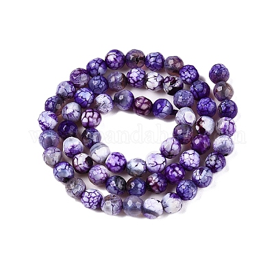 Природные треск агат бисер нитей X-G-T119-01A-05-1