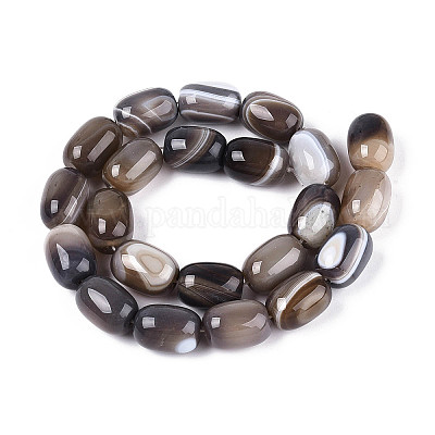 Природный агат бисер нитей G-N356-02A-02-1