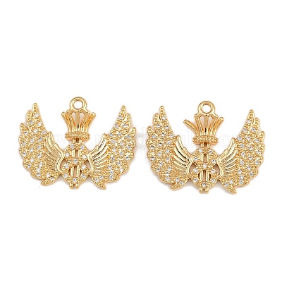 Латунные микро проложить кубического циркония подвески KK-F910-11G-1