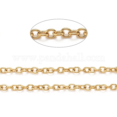 3.28 фут ионного покрытия (IP) 304 нержавеющая сталь тросовые цепи X-CHS-H009-25G-1