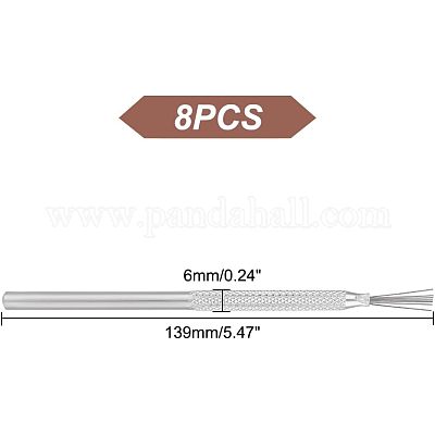 8 шт. инструмент для создания текстуры из перьевой проволоки из нержавеющей стали для глиняной скульптуры DIY-UN0003-25-1