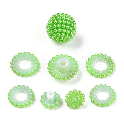 Пластиковые бусины abs&nbsp;KY-T041-02-19MM-B-1