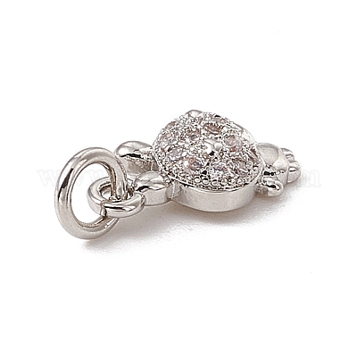 Латунные микро проложить кубического циркония подвески ZIRC-F132-78P-1