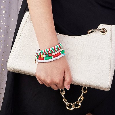 Mode bijoux Noël X’ Mas de vacances avec Bracelet en émail  extensible - Chine Bracelet et cadeau de Noël prix