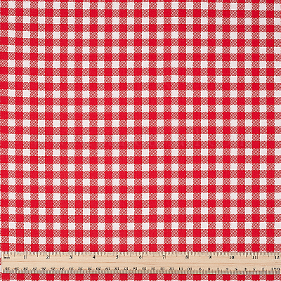 Baumwollstoff mit Schottenmuster&nbsp;AJEW-WH0410-121B-1